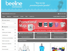 Tablet Screenshot of beeline-promo.co.uk